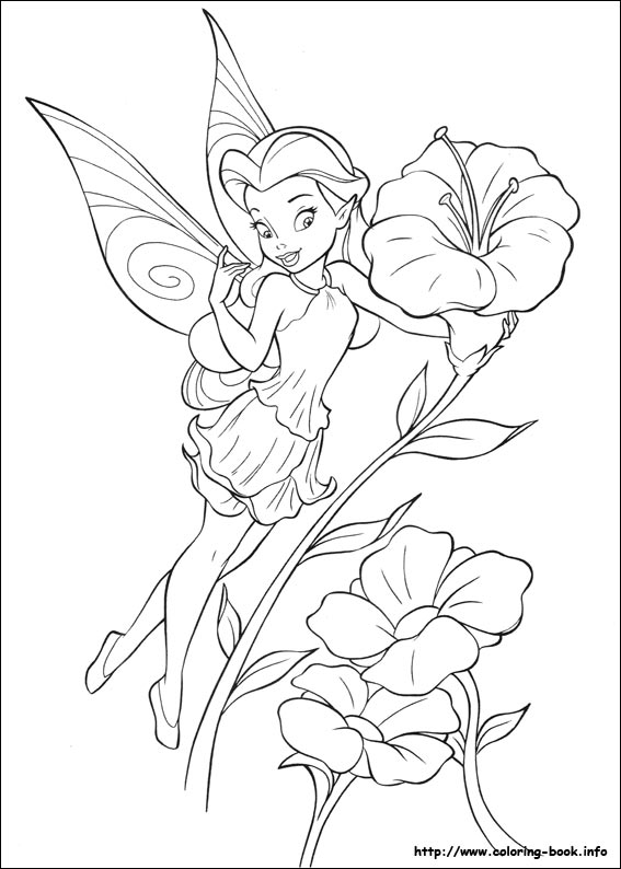 fairy coloring pages disney - photo #33